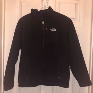 Youth large black north face